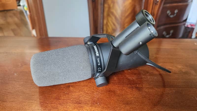 Shure SM7B Cardioid Dynamic Microphone 2001 - Present - Black image 1