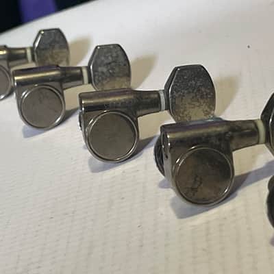 2000's Korean Era Ibanez S & RG Series Cosmo Black Tuning Pegs Tuners 6 In LIne image 4
