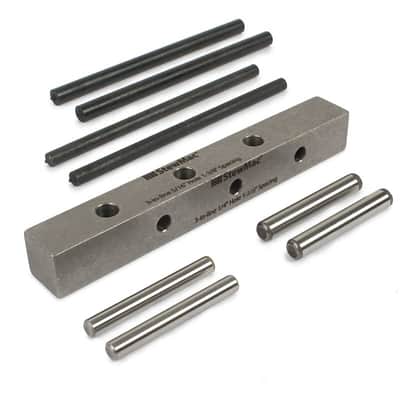 StewMac Guitar Tuner Drill Jig, 3-in-line image 1