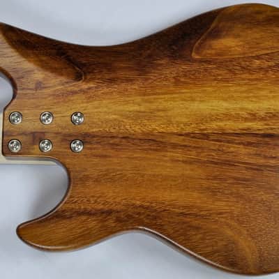 G&L LB-100 USA Custom Monkey Pod Bass in Natural Satin image 10