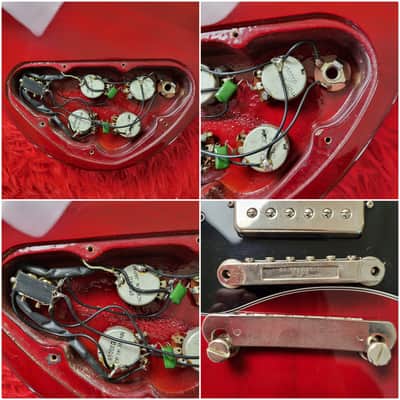 1998 Bacchus BSG-68V SG Standard - Vintage Series - Cherry  - All Original - Made In Japan MIJ image 23
