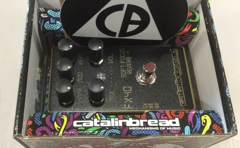 Catalinbread Soft Focus Reverb Pedal Limited Edition Gold image 1