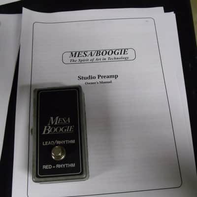 Mesa Boogie Studio Preamp 1990? Black with Footswitch image 2
