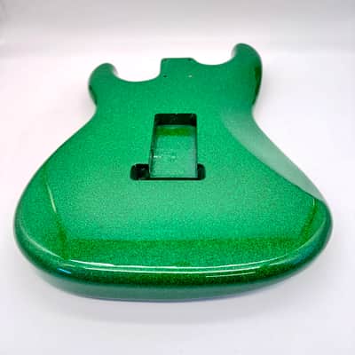 HooDoo Stratocaster Body Alder Sparkle Green hsb6418 image 8