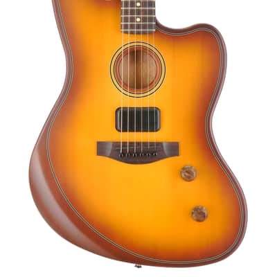 Fender Acoustasonic Standard Jazzmaster Honey Burst image 1