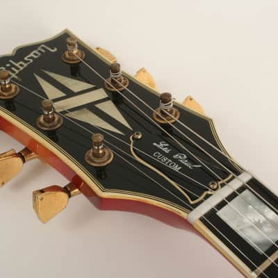 1981 Gibson Les Paul Custom Cherry Sunburst Left Handed 81171001 image 6