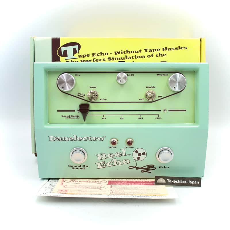 Danelectro Reel Echo ギターエフェクター Danelectro DTE-1 Reel Echo Tape Simulator Pedal | Reverb