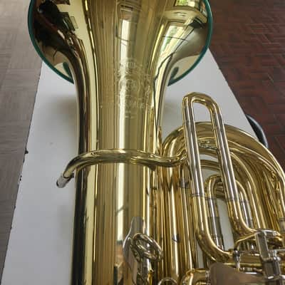 Mint Open Box Sierman "Tanker" 1030 Model BBb Tuba - Lacquered with Case and Mouthpiece image 4