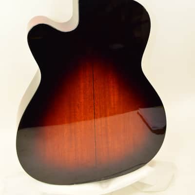 Blueridge BR-343ce Contemporary Series Worship 000 Cutaway Acoustic Electric Guitar, Vintage Sunburst w/ Case - Previously Owned image 13