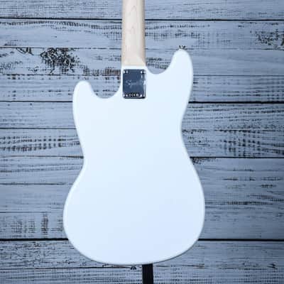 Squier Sonic Bronco Short-Scale Bass | Arctic White (IN-STOCK) image 3