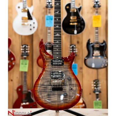 PRS SE Custom 24 Floyd Charcoal Cherry Burst image 6