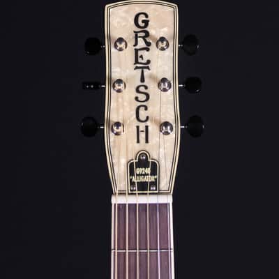 Gretsch G9240 Alligator Round-Neck Mahogany Body Biscuit Cone Resonator Guitar 2-Color Sunburst image 9