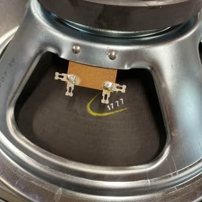Celestion T3760 G12T-75 12" 75-Watt 16 Ohm Jubilee Cab Speaker 1987 - Silver image 11