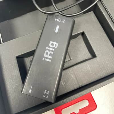 IK Multimedia iRig HD 2 Mobile USB Guitar Interface 2010s - Black image 2