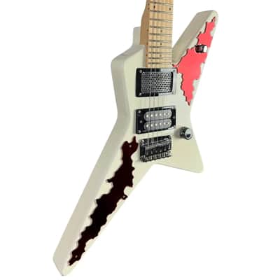 Edwards by ESP E-RS-32M Mini Random Star 1990s - White - Vintage Japan image 2