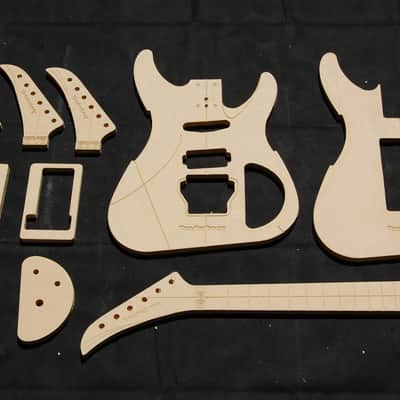 Vandenberg - Guitar Router Template Set - 1/2" MDF CNC - Luthier Building Tools image 1