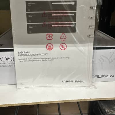 Lab Gruppen FAD602 2-Channel Power Amplifier – Energy Efficient Install Series Amp - Excellent Condition image 3