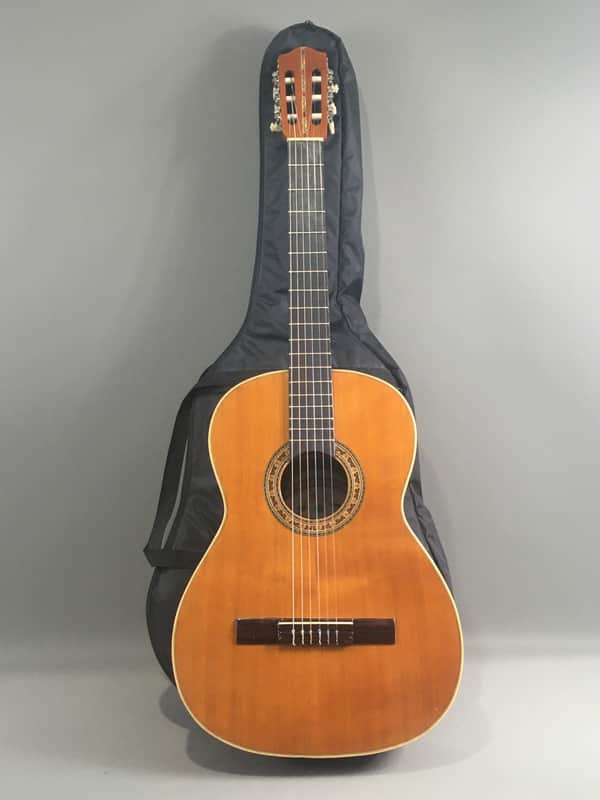 Vintage Jose Luis Velazquez Classical Nylon String Spanish Guitar Made in Mexico Solid Woods Original Case image 1