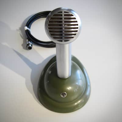 Shure 520-SL High Impedance Microphone Desk Mic Circa-1950s-Chrome & Black` image 2