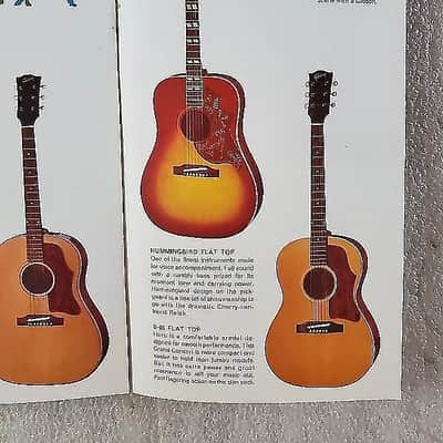 1968 Gibson "It Goes Where You Go" Color Brochure SG, ES-335, Hummingbird, J-50, ES 330 Amps Orig image 3