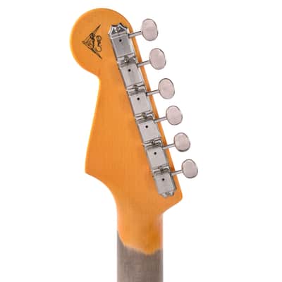 Fender Custom Shop 1963 Stratocaster Deluxe Closet Classic Aged Cadillac Green Master Built by David Brown (Serial #R129400) image 8