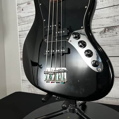 Squier Vintage Modified Jaguar Bass Special - Black image 2