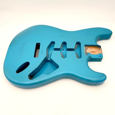 MJT Stratocaster Body Alder Relic Nitro Daphne Blue mjt6578 image 2