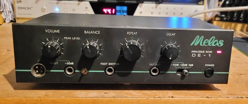 Vintage Melos DE1 Analog Delay Echo Mic Guitar Preamp Overdrive Dub Radiophonic Workshop image 1