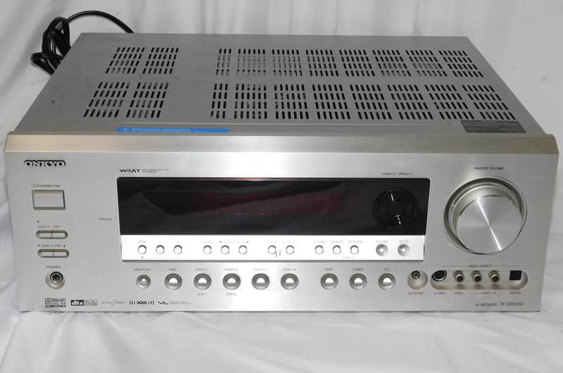 Onkyo TX-SR603X receiver wtih remote all channel stereo mode image 1