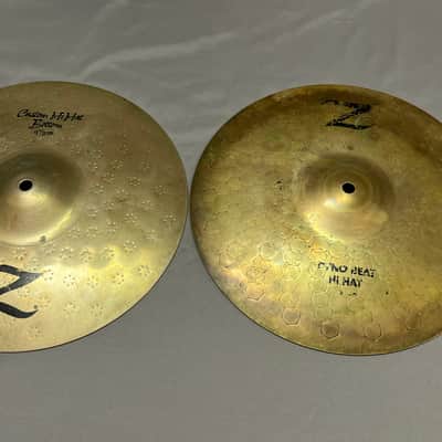 VIDEO- Zildjian 13” HiHat Set- Z Custom Bottom 1110g ( Top) Dyno Beat 1574g (Bottom) image 1