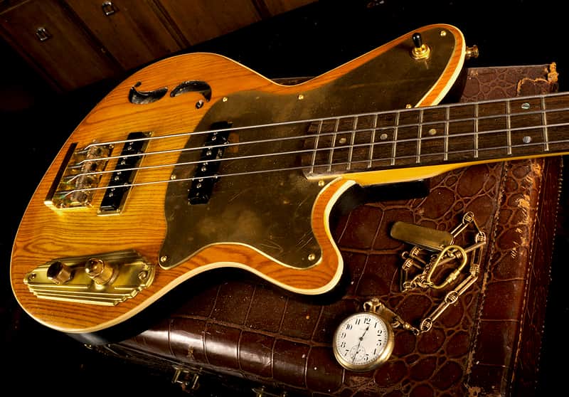 Postal Handmade Dixie Flyer Bass-2013 Sunburst-Reduced image 1