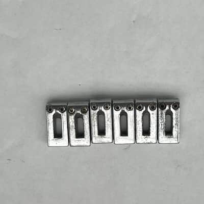 Saddles for Vintage 1970s Fender Telecaster Deluxe / Thinline - full set of 6 image 1