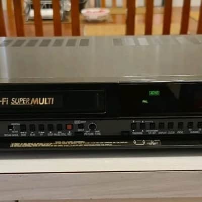 VINTAGE SHARP 6 HEAD/VCR/VHS/TITANIUM/MADE IN JAPAN/FULLY SERVICED image 4