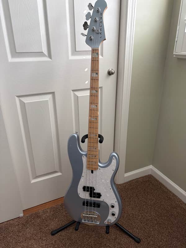 Lakland Skyline 44-64 Custom PJ Deluxe Electric Bass 2025 - Ice Blue Metallic