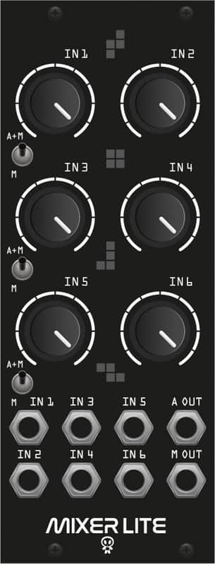 ERICA SYNTHS DRUM MIXER LITE BLACK : USED : [DETROIT MODULAR] image 1