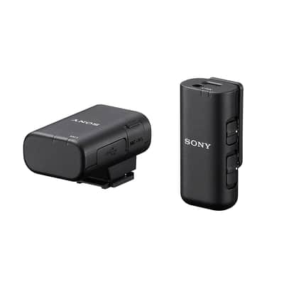 Sony ECM-W3 Dual-Channel Wireless Microphone System Bundle with 2x Turnstile Audio Omnidirectional Lavalier Microphone image 5