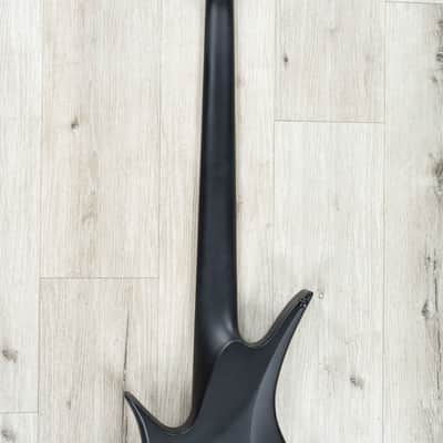 Legator HB5F Multi-Scale 5-String Bass, Satin Black Burl image 5