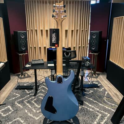 PRS SE CE 24 Mahogany Bolt-on Ice Blue Metallic image 3