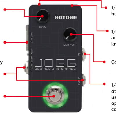 Hotone Jogg UA-10 - USB audio interface image 10