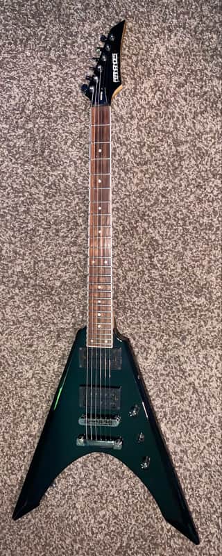 Fernandes Vortex X08 flying v electric guitar | Reverb