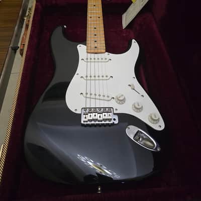 Collector-grade! 1993 Fender Japan 50'S Reissue ST54 "Blackie" Stratocaster BLK in Excellent Condition image 4