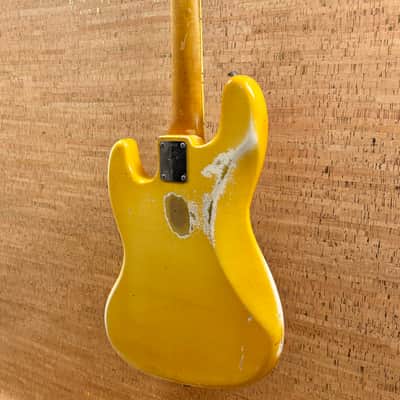 Fender Jazz Bass 1966 - Olympic White with Matching Headstock image 7