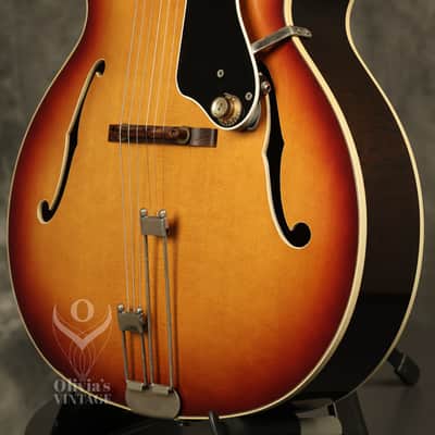 1965 Epiphone A412 Triumph Sunburst with wide nut width image 8