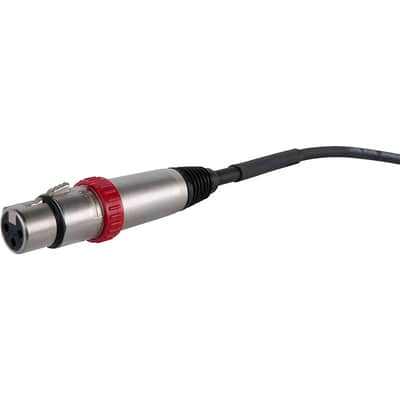 Essential XLR Microphone Cable with On/Off Switch 25 ft. Black image 2