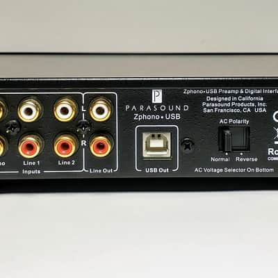 Parasound Zphono USB Phono Pre Amp/Digital Interface image 5