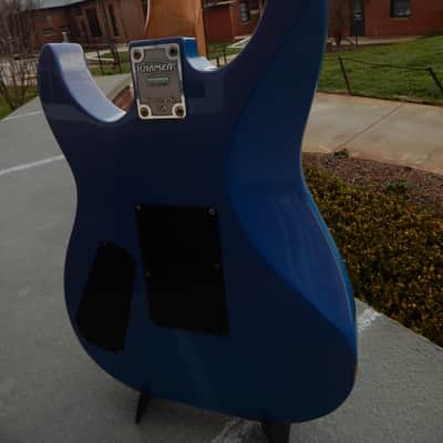 Kramer Pacer 1985 - Flip Flop Blue/Purple Tilted Bridge Pickup image 10