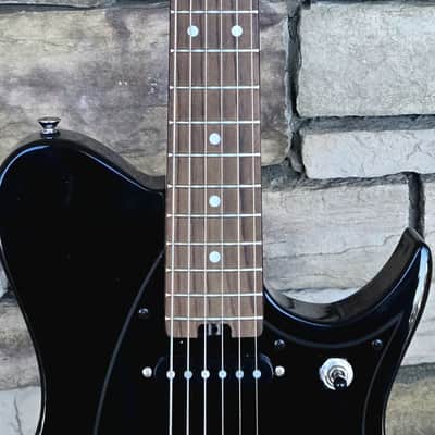 Aria Pro II J-B’tone Electric Baritone Guitar-Black image 3