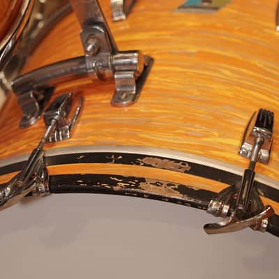 Ludwig 13/16/22/5x14" Super Classic Drum Set - 1970s Mod Orange image 15