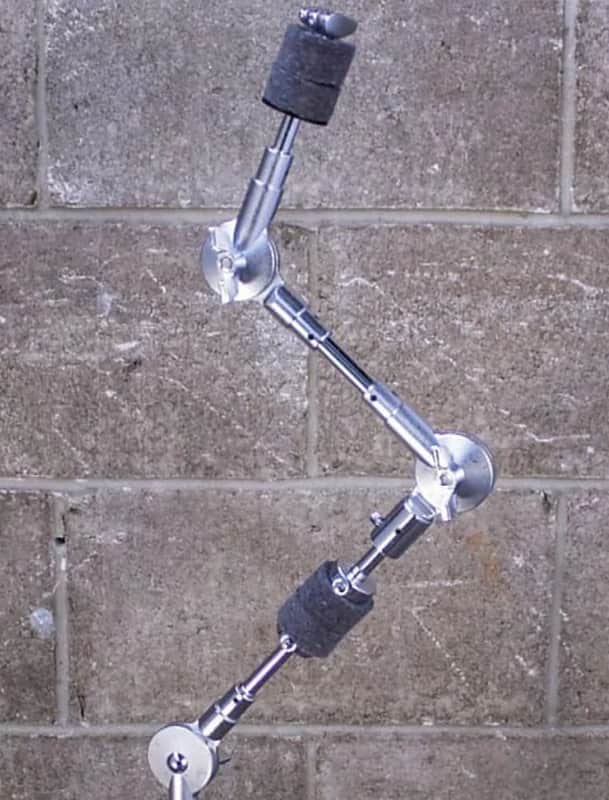 Yamaha Purple Label Cymbal Attachment for Stack or Hi Hat Set Up like 80s Weckl CSAT-940 Flat Metal Aluminum Look image 1