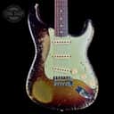 Fender Custom Shop Time Machine '63 Strat Super Heavy Relic Super Faded Aged 3 Color Sunburst Sparkle w/case